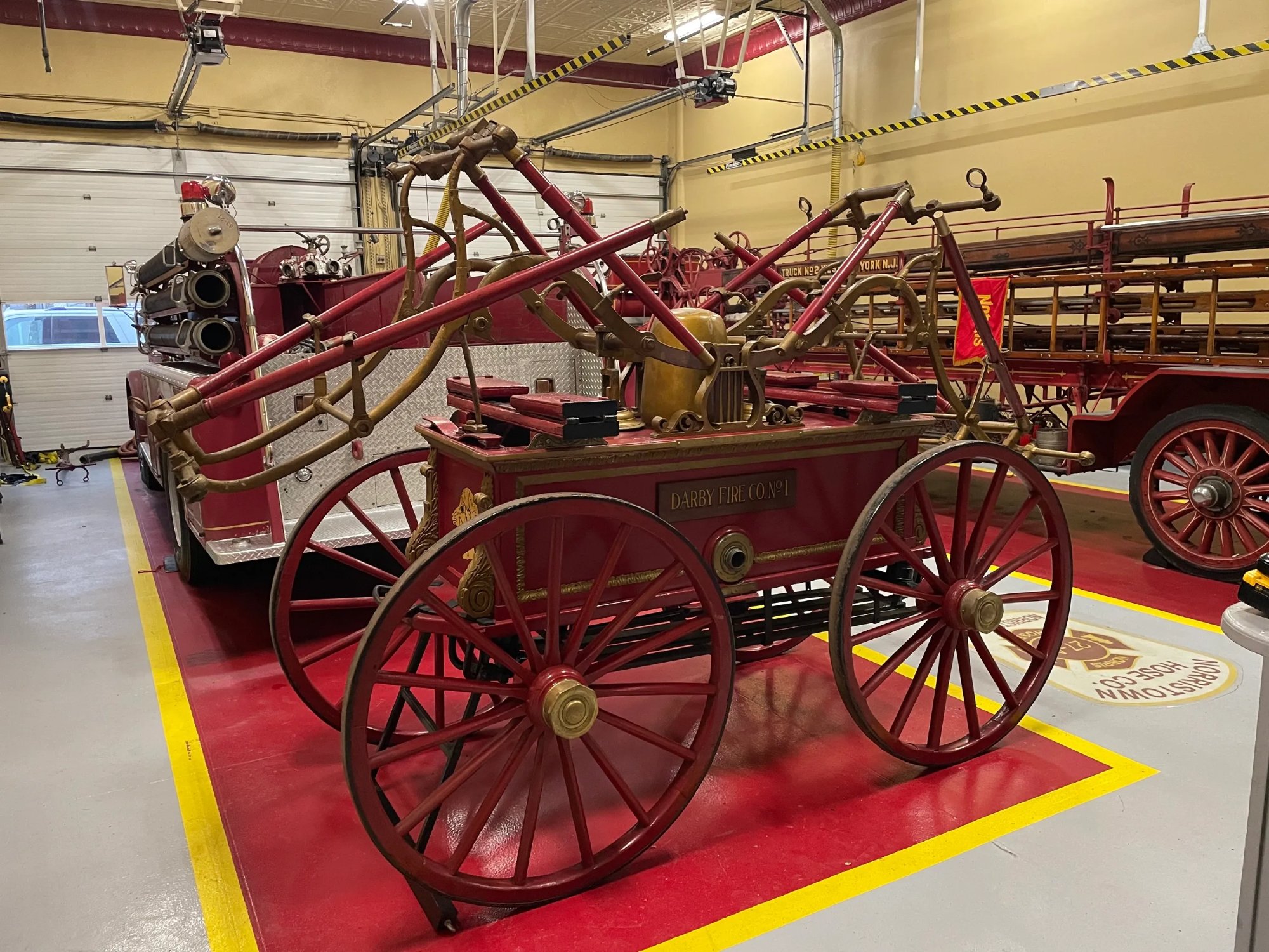 Vintage fire apparatus at the BC John Magrann Fire Museum